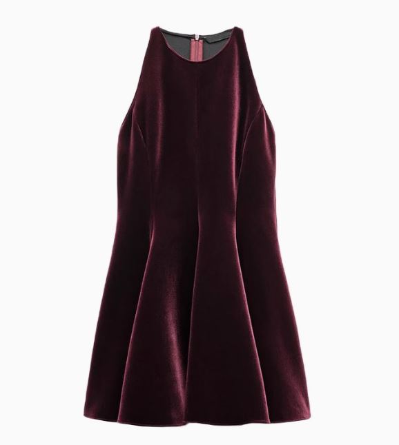 Glamour Samt Kleid