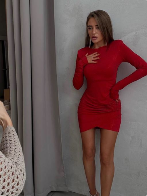 Glamour Abendkleid in Rot