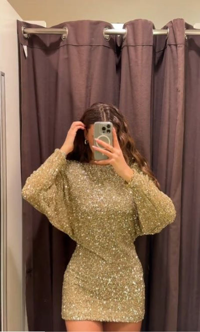 Glamour Abendkleid in Gold