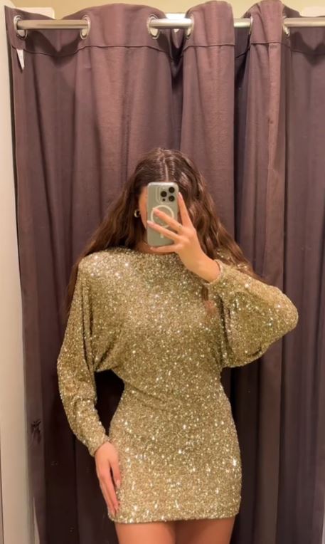 Glamour Abendkleid in Gold