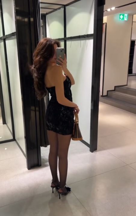 Glamour Abendkleid mit Glitzer
