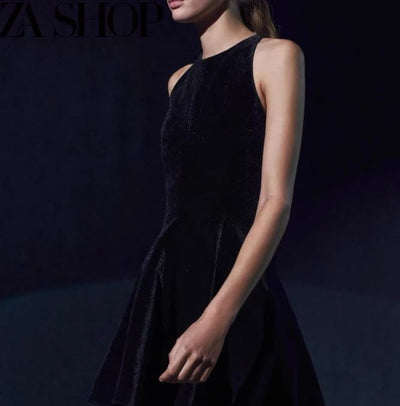 Glamour Samt Kleid