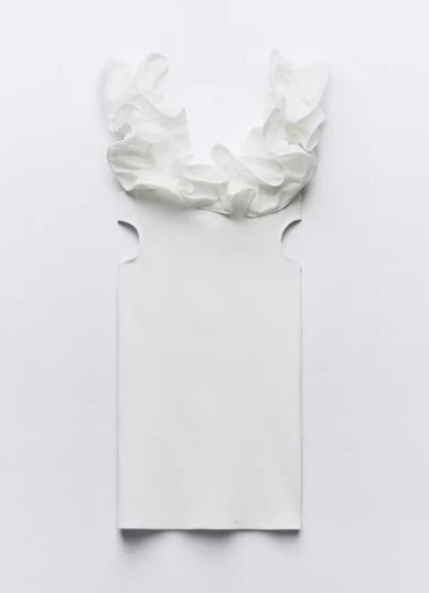 Glamour Rüschenkleid