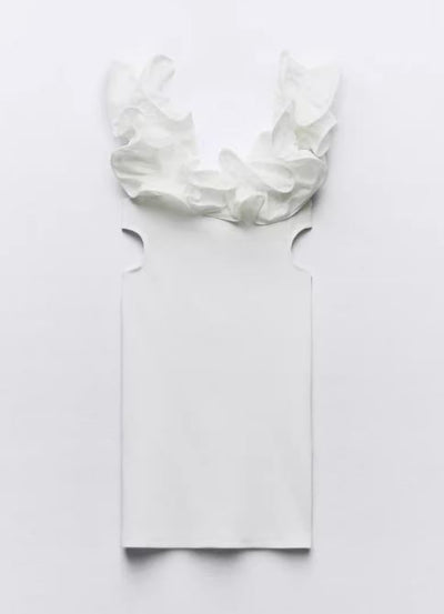 Glamour Rüschenkleid