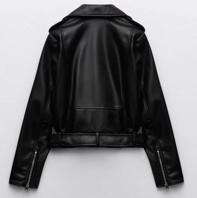 Virale Lederjacke
